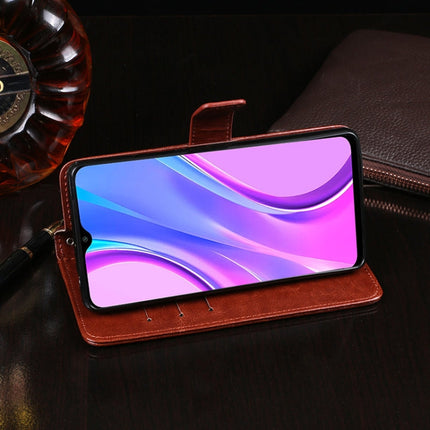 idewei Crazy Horse Texture Horizontal Flip Leather Case with Holder & Card Slots & Wallet