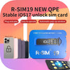 R-SIM 19 Turns Locked Phone Into Unlocked iOS17 System Universal 5G Unlocking Card, R-SIM 19