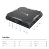 X96 max+ 4K Smart TV Box with Remote Control, Android 9.0, Amlogic S905X3 Quad-Core Cortex-A55,2GB+16GB, Support LAN, AV, 2.4G/5G WiFi, USBx2,TF Card,