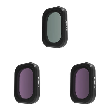 For DJI OSMO Pocket 3 JSR CB Series Camera Lens Filter, MCUV, CPL, ND8, ND16, ND32, ND64, ND256, ND1000, ND8PL, ND16PL, ND32PL, ND64PL, 1/8 Black Mist Filter, NIGHT, STAR, 3 in 1 CPL ND8/16, 3 in 1 ND16/64/256, 4 in 1 CPL ND16/32/64, 4 in 1 ND8/16/32/6...