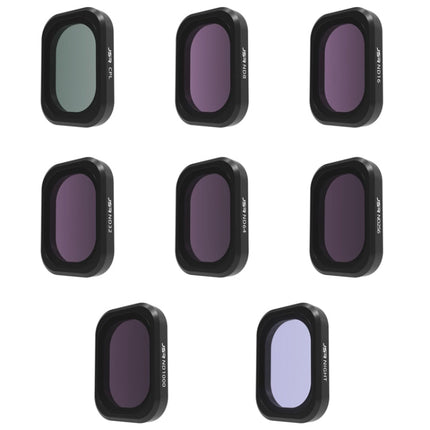 For DJI OSMO Pocket 3 JSR CB Series Camera Lens Filter, MCUV, CPL, ND8, ND16, ND32, ND64, ND256, ND1000, ND8PL, ND16PL, ND32PL, ND64PL, 1/8 Black Mist Filter, NIGHT, STAR, 3 in 1 CPL ND8/16, 3 in 1 ND16/64/256, 4 in 1 CPL ND16/32/64, 4 in 1 ND8/16/32/6...