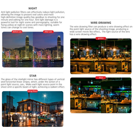 For DJI OSMO Pocket 3 JSR CB Series Camera Lens Filter, MCUV, CPL, ND8, ND16, ND32, ND64, ND256, ND1000, ND8PL, ND16PL, ND32PL, ND64PL, 1/8 Black Mist Filter, NIGHT, STAR, 3 in 1 CPL ND8/16, 3 in 1 ND16/64/256, 4 in 1 CPL ND16/32/64, 4 in 1 ND8/16/32/6...