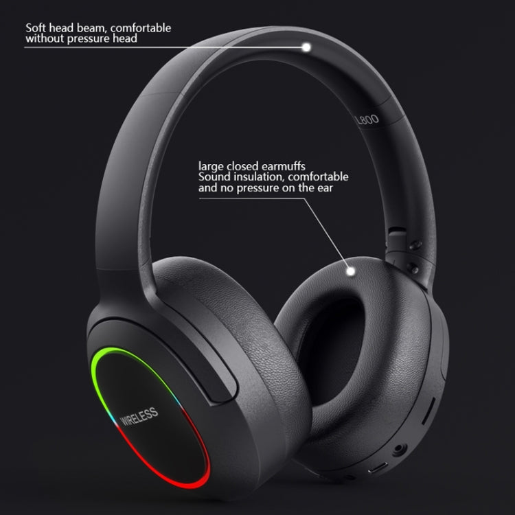 L800 Foldable ENC Noise Reduction Wireless Gaming Headset with Microphone