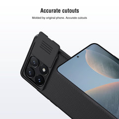 NILLKIN Black Mirror Series Camshield PC Phone Case, For Xiaomi Redmi K70E / Poco X6 Pro 5G, For Xiaomi Redmi Note 13 5G