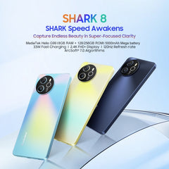 Blackview SHARK 8, Fingerprint Identification, 6.78 inch Android 13 MTK6789 Helio G99 Octa Core up to 2.2GHz, Network: 4G, OTG, 8GB+128GB, 8GB+256GB