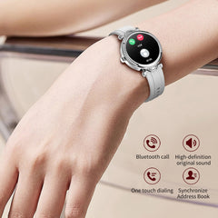 CF32 1.27 inch Screen Lady Smart Watch, Support Female Physiology Monitoring & 100+ Sports Modes, Silicone Band, Steel Band