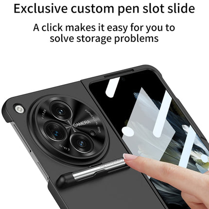 GKK Ultra-thin Full Coverage Phone Flip Case with Pen, For OPPO Find N3 / OnePlus Open