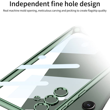 GKK Plating Transparent TPU Phone Case, Without pen, For Samsung Galaxy S24, For Samsung Galaxy S24 Ultra