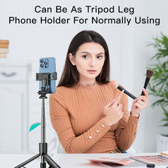 Yesido SF13 Retractable Extended Bluetooth Tripod Phone Live Streaming Selfie Stand, SF13