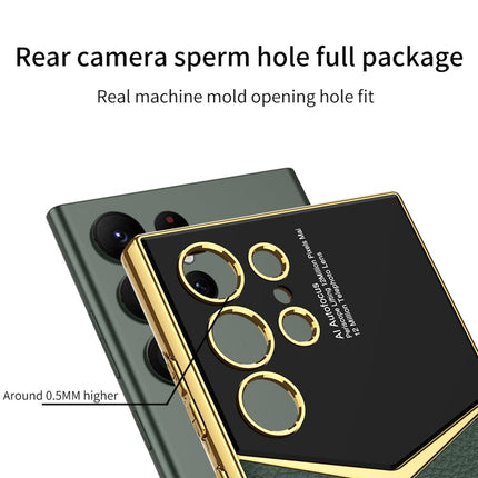 GKK Plating Soft TPU + Leather Full Coverage Phone Case without Pen, For Samsung Galaxy S24 Ultra 5G, For Samsung Galaxy S24+ 5G, For Samsung Galaxy S24 5G
