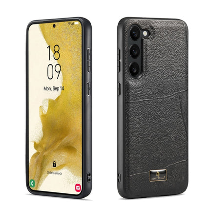 Fierre Shann Leather Texture Phone Back Cover Case, For Samsung Galaxy S24 Ultra 5G, For Samsung Galaxy S24+ 5G, For Samsung Galaxy S24 5G