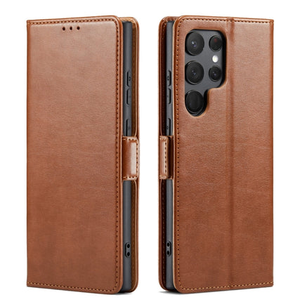Fierre Shann PU Genuine Leather Texture Phone Case, For Samsung Galaxy A15 5G, For Samsung Galaxy A55 5G, For Samsung Galaxy A35 5G, For Samsung Galaxy S24 Ultra 5G, For Samsung Galaxy S24+ 5G, For Samsung Galaxy S24 5G