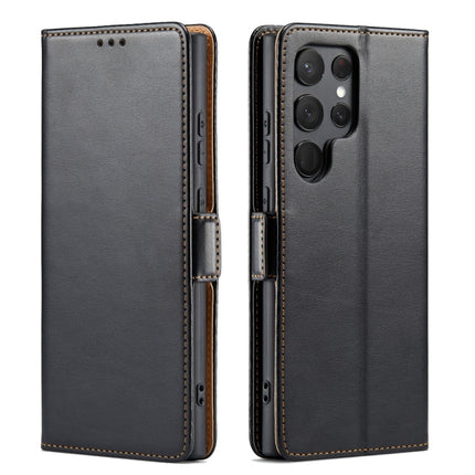 Fierre Shann PU Genuine Leather Texture Phone Case, For Samsung Galaxy A15 5G, For Samsung Galaxy A55 5G, For Samsung Galaxy A35 5G, For Samsung Galaxy S24 Ultra 5G, For Samsung Galaxy S24+ 5G, For Samsung Galaxy S24 5G