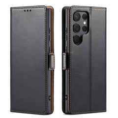 Fierre Shann PU Genuine Leather Texture Phone Case, For Samsung Galaxy A15 5G, For Samsung Galaxy A55 5G, For Samsung Galaxy A35 5G, For Samsung Galaxy S24 Ultra 5G, For Samsung Galaxy S24+ 5G, For Samsung Galaxy S24 5G