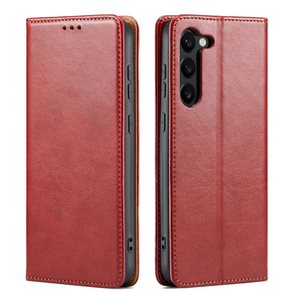 Fierre Shann PU Genuine Leather Texture Phone Case, For Samsung Galaxy A15 5G, For Samsung Galaxy A55 5G, For Samsung Galaxy A35 5G, For Samsung Galaxy S24 Ultra 5G, For Samsung Galaxy S24+ 5G, For Samsung Galaxy S24 5G