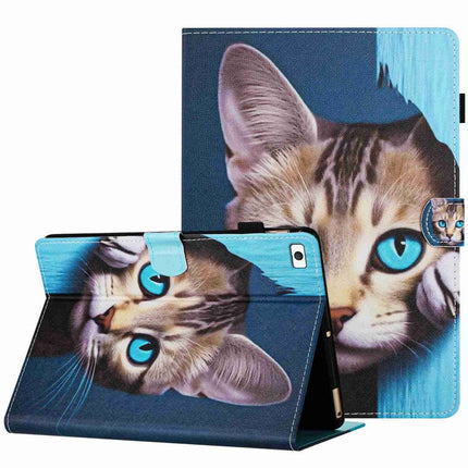 Painted Pattern Stitching Smart Leather Tablet Case, For iPad mini 5 / 4 / 3 / 2 / 1, For iPad 9.7 2018 / 2017