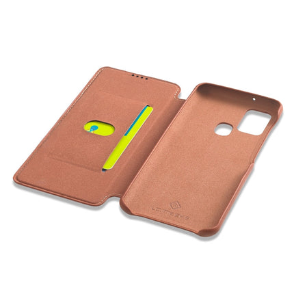 LC.IMEEKE Hon Ancient Series Horizontal Flip Leather Case with Holder & Card Slot, For Samsung Galaxy A21s