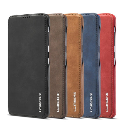 LC.IMEEKE Hon Ancient Series Horizontal Flip Leather Case with Holder & Card Slot, For Samsung Galaxy A21s