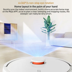 Original Xiaomi Mijia 3C Enhanced Robot Vacuum Cleaner Automatic Sweeping Mopping, US Plug