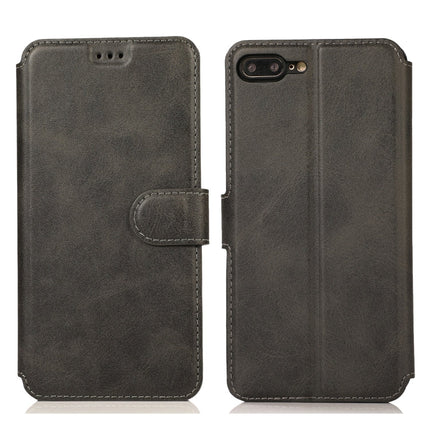 Calf Texture Magnetic Buckle Horizontal Flip Leather Case with Holder & Card Slots & Wallet & Photo Frame, For iPhone 6 / 6s, For iPhone 7 / 8, For iPhone 7 Plus / 8 Plus, For iPhone X / XS