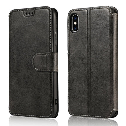 Calf Texture Magnetic Buckle Horizontal Flip Leather Case with Holder & Card Slots & Wallet & Photo Frame, For iPhone XR, For iPhone XS Max, For iPhone 12 mini, For iPhone 12 Pro Max
