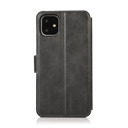 Calf Texture Magnetic Buckle Horizontal Flip Leather Case with Holder & Card Slots & Wallet & Photo Frame, For iPhone 12 / 12 Pro