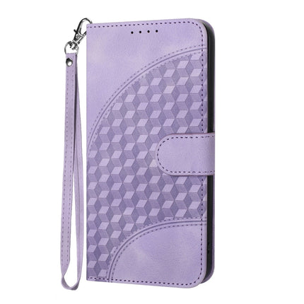 YX0060 Elephant Head Embossed Phone Leather Case with Lanyard, For iPhone 15 Pro Max, For iPhone 15 Pro, For iPhone 15 Plus