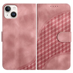 YX0060 Elephant Head Embossed Phone Leather Case with Lanyard