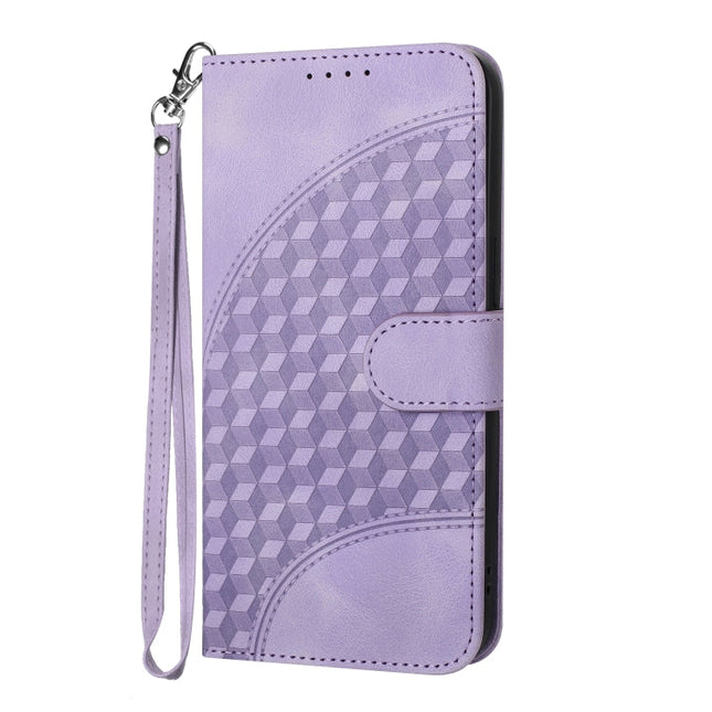 YX0060 Elephant Head Embossed Phone Leather Case with Lanyard, For iPhone 14 Pro, For iPhone 14 Pro Max, For iPhone SE 2022/SE 2020/6/7/8