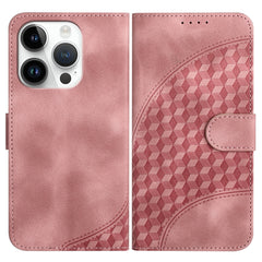 YX0060 Elephant Head Embossed Phone Leather Case with Lanyard, For iPhone 14 Plus, For iPhone 14, For iPhone 14 Pro