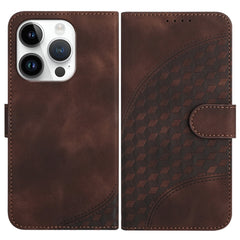 YX0060 Elephant Head Embossed Phone Leather Case with Lanyard, For iPhone 14 Plus, For iPhone 14, For iPhone 14 Pro