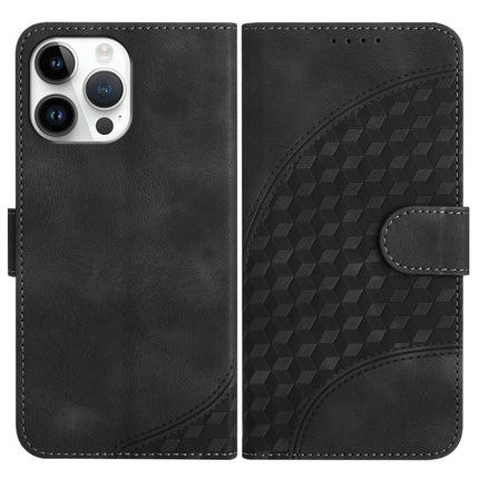 YX0060 Elephant Head Embossed Phone Leather Case with Lanyard, For iPhone 13 Pro Max, For iPhone 13 Pro, For iPhone 13