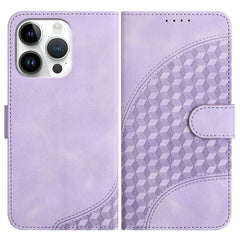 YX0060 Elephant Head Embossed Phone Leather Case with Lanyard, For iPhone 13 Pro, For iPhone 13, For iPhone 13 mini