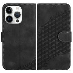 YX0060 Elephant Head Embossed Phone Leather Case with Lanyard, For iPhone 13 Pro, For iPhone 13, For iPhone 13 mini