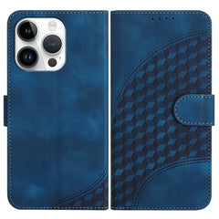 YX0060 Elephant Head Embossed Phone Leather Case with Lanyard, For iPhone 13 Pro, For iPhone 13, For iPhone 13 mini