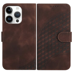 YX0060 Elephant Head Embossed Phone Leather Case with Lanyard, For iPhone 13 Pro, For iPhone 13, For iPhone 13 mini