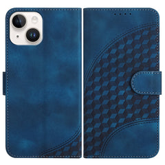 YX0060 Elephant Head Embossed Phone Leather Case with Lanyard, For iPhone 13 Pro, For iPhone 13, For iPhone 13 mini