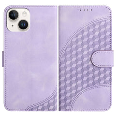 YX0060 Elephant Head Embossed Phone Leather Case with Lanyard, For iPhone 13 Pro, For iPhone 13, For iPhone 13 mini