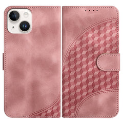 YX0060 Elephant Head Embossed Phone Leather Case with Lanyard, For iPhone 13 Pro, For iPhone 13, For iPhone 13 mini