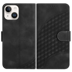 YX0060 Elephant Head Embossed Phone Leather Case with Lanyard, For iPhone 13 Pro, For iPhone 13, For iPhone 13 mini
