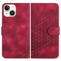 YX0060 Elephant Head Embossed Phone Leather Case with Lanyard, For iPhone 13 Pro, For iPhone 13, For iPhone 13 mini