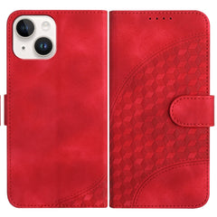 YX0060 Elephant Head Embossed Phone Leather Case with Lanyard, For iPhone 13 Pro, For iPhone 13, For iPhone 13 mini