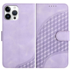YX0060 Elephant Head Embossed Phone Leather Case with Lanyard