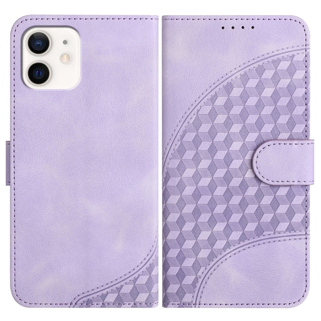 YX0060 Elephant Head Embossed Phone Leather Case with Lanyard, For iPhone 12 mini, For iPhone 11 Pro Max, For iPhone 11
