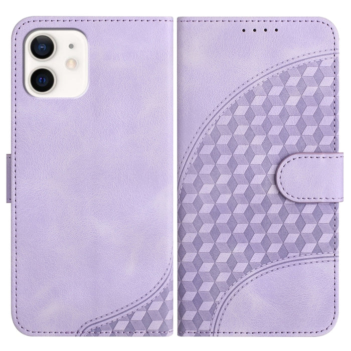 YX0060 Elephant Head Embossed Phone Leather Case with Lanyard, For iPhone 12 mini, For iPhone 11 Pro Max, For iPhone 11