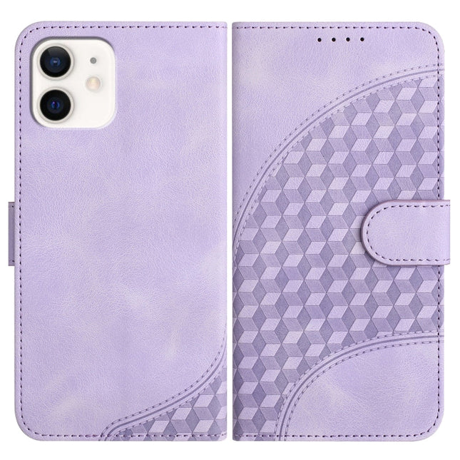 YX0060 Elephant Head Embossed Phone Leather Case with Lanyard, For iPhone 12 mini, For iPhone 11 Pro Max, For iPhone 11