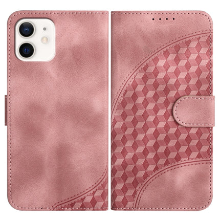 YX0060 Elephant Head Embossed Phone Leather Case with Lanyard, For iPhone 12 mini, For iPhone 11 Pro Max, For iPhone 11