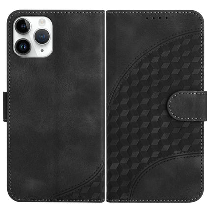 YX0060 Elephant Head Embossed Phone Leather Case with Lanyard, For iPhone 11 Pro, For iPhone XS / X, For iPhone XR