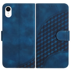 YX0060 Elephant Head Embossed Phone Leather Case with Lanyard, For iPhone 11 Pro, For iPhone XS / X, For iPhone XR