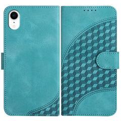 YX0060 Elephant Head Embossed Phone Leather Case with Lanyard, For iPhone 11 Pro, For iPhone XS / X, For iPhone XR